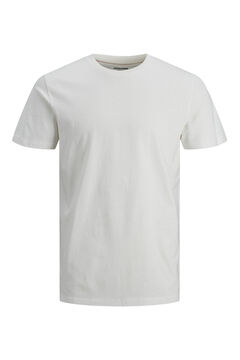 Springfield Camiseta básica lino blanco