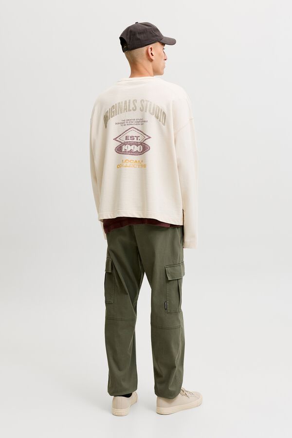 Jack & Jones Cal&ccedil;a cargo relaxed verde
