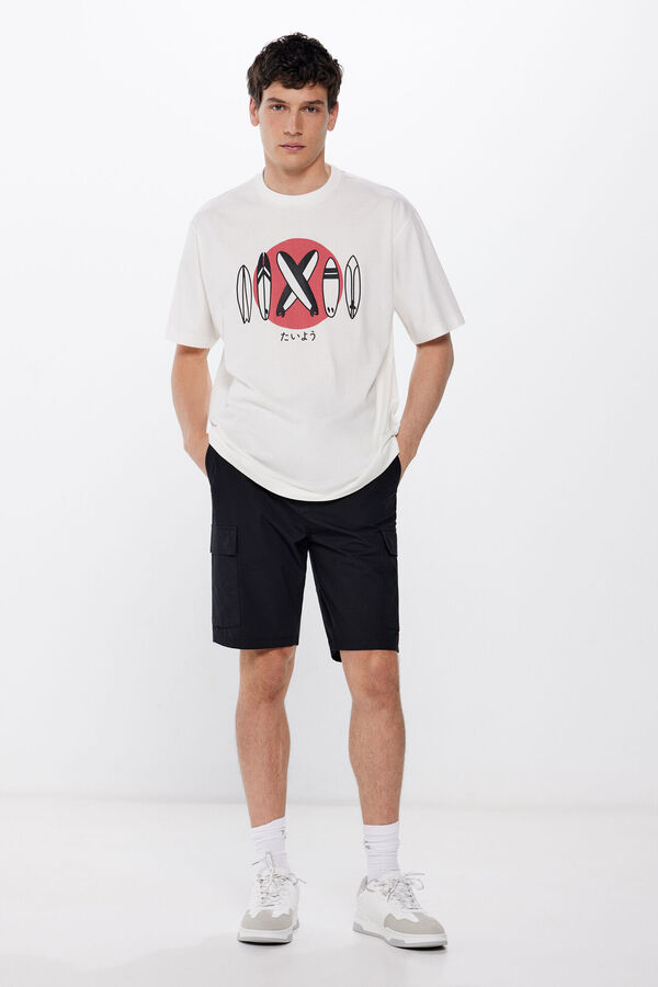 Springfield Bermuda cargo negro