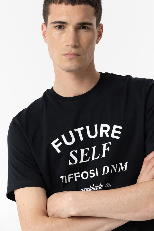 Tiffosi Camiseta Estampada azul