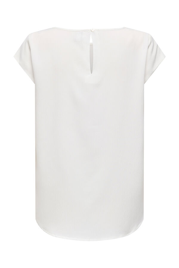 Only Camiseta manga curta regular fit branco