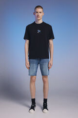 Springfield T-shirt Pedri x Springfield preto