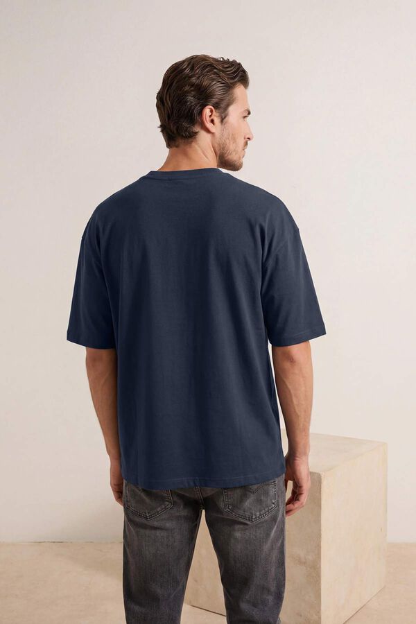 Trendyol T-shirt oversize de manga curta azul