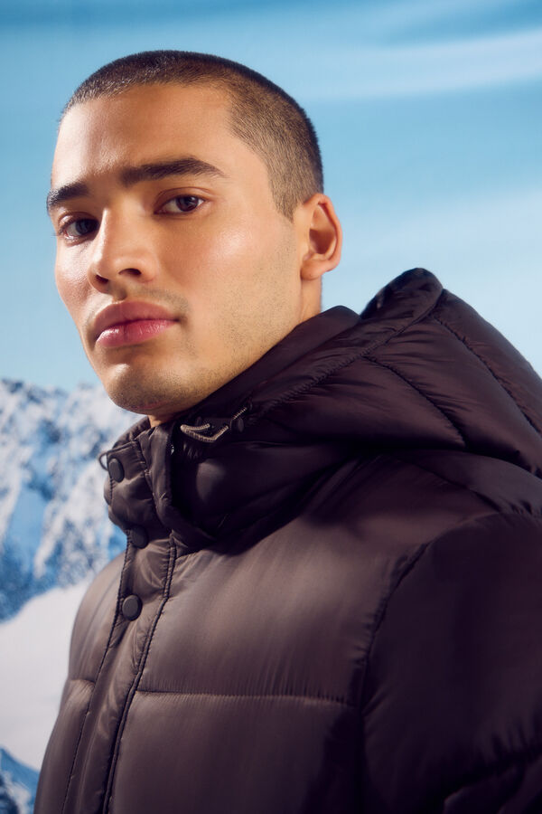 Springfield Casaco acolchoado térmico castanho