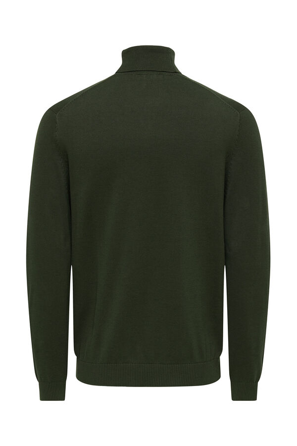 Only & Sons Jersey cuello vuelto verde