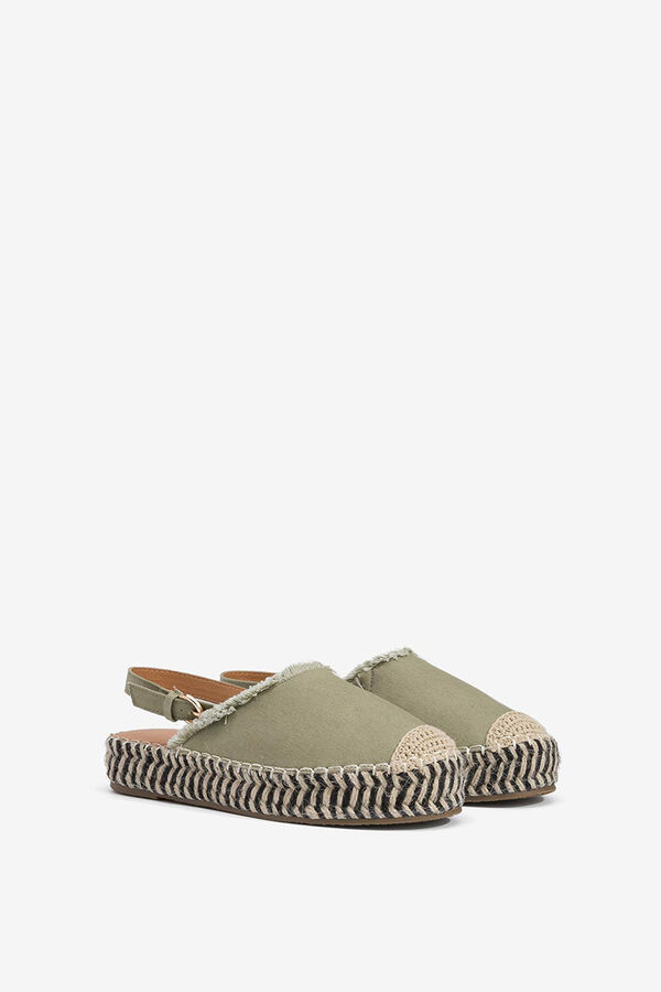 Tiffosi Sandalias Alpargata Plataforma verde