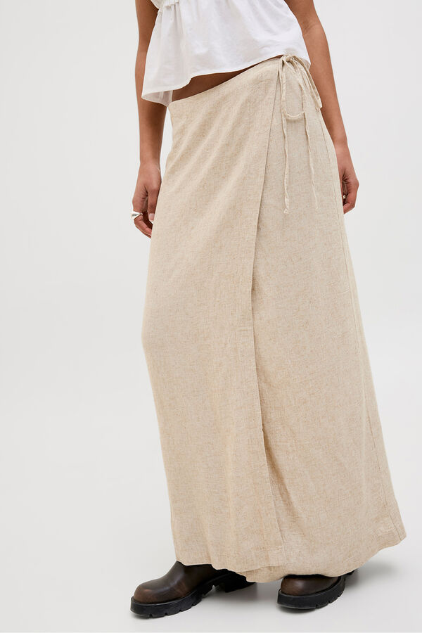 Jack & Jones Saia comprida cruzada cinzento