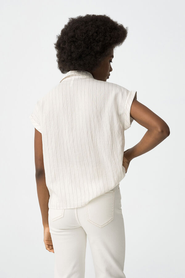 Tiffosi Camisa fluida branco