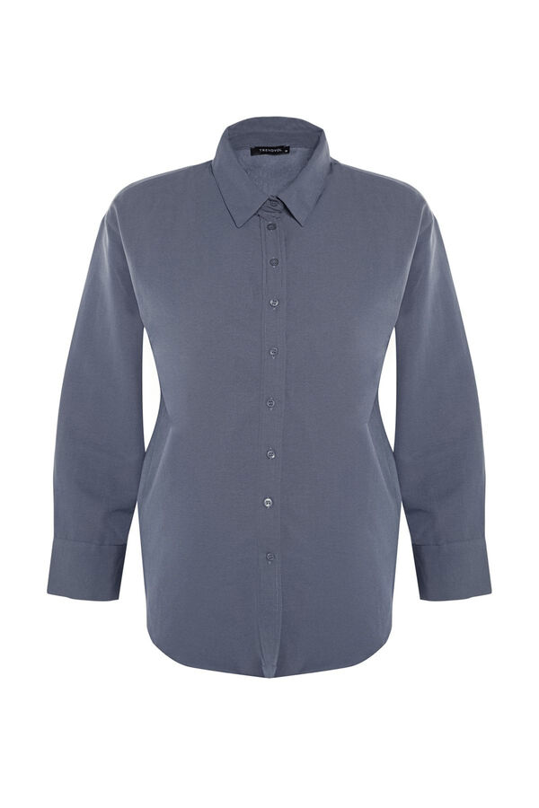 Trendyol Blusa fluida gris