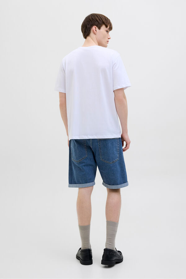 JJ REBEL Bermuda denim regular fit azul