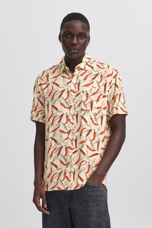 Blend Camisa Bhbalder  bege