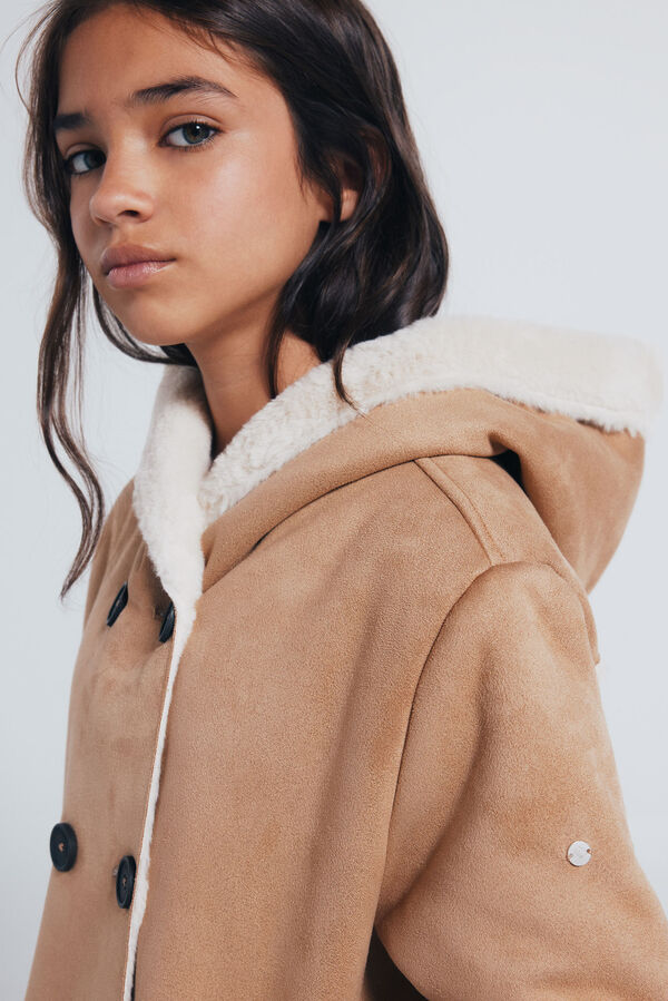 Springfield Kids Jaqueta de tecido trespassado para menina azul