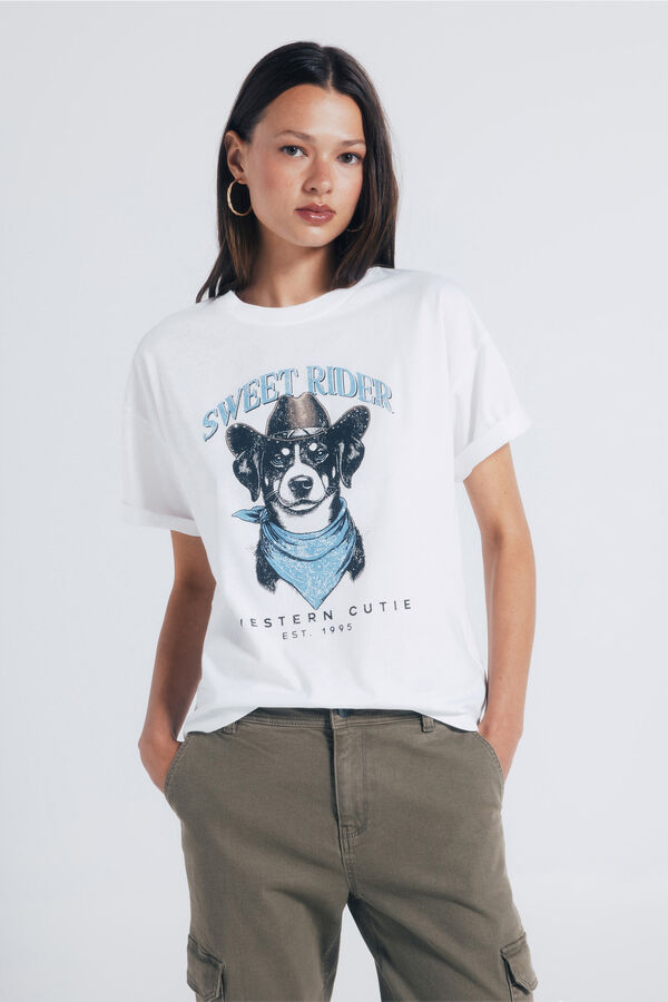 Springfield Camiseta Sweet Rider cru