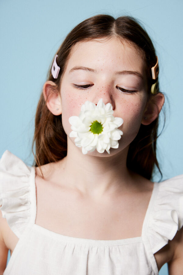Springfield Kids Vestido tricolor ni&ntilde;a amarillo