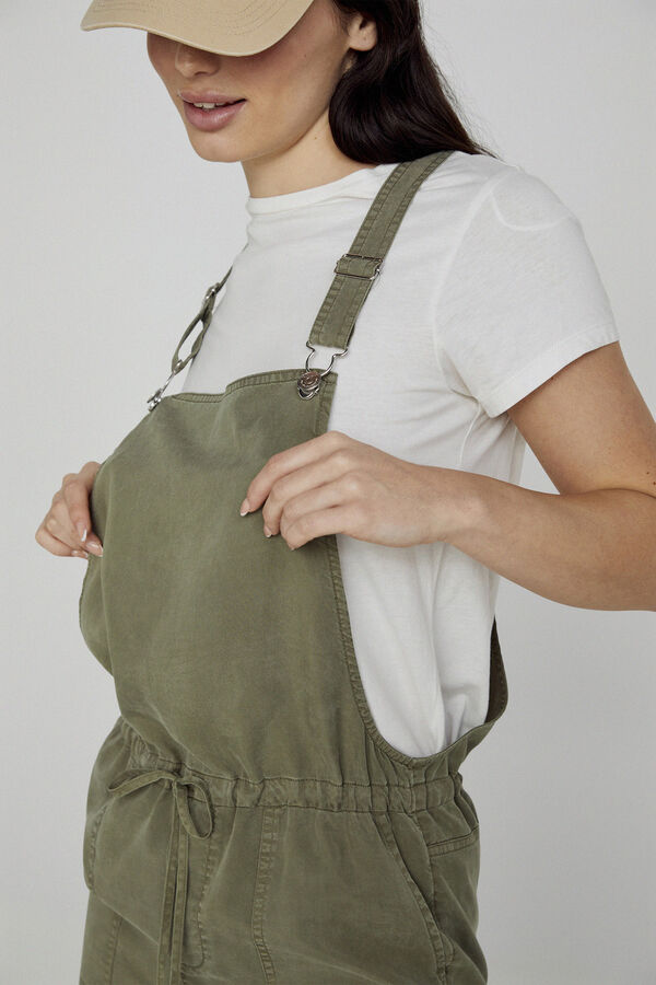 Only Peto largo holgado verde