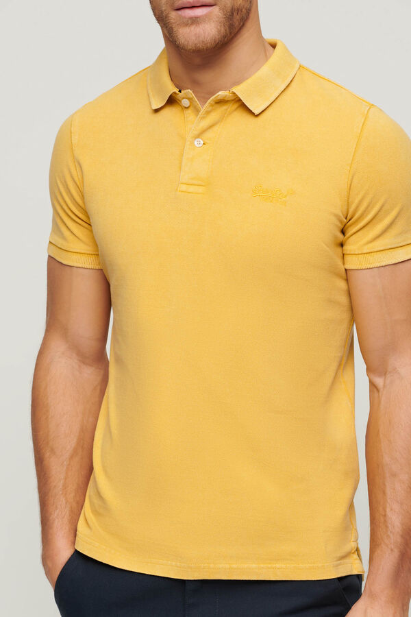 Superdry Polo Destroyed amarillo