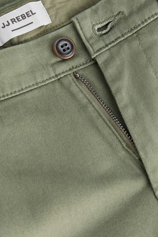 JJ REBEL Cal&ccedil;as chino slim fit verde