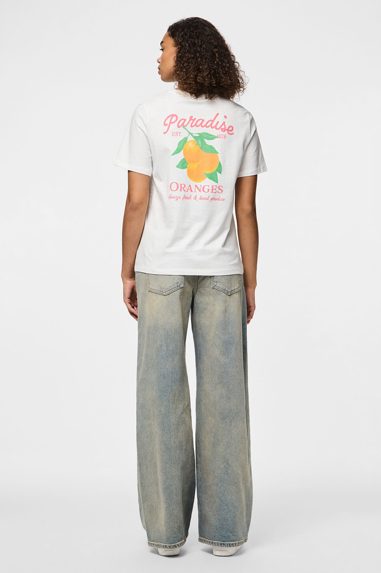 Pieces Camiseta b&aacute;sica con print