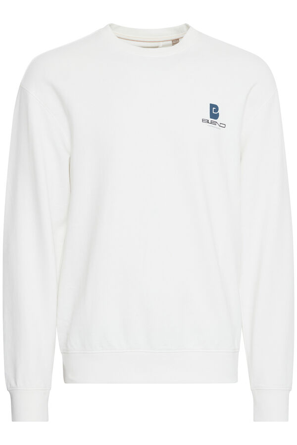 Blend Sweatshirt com gola redonda  azul