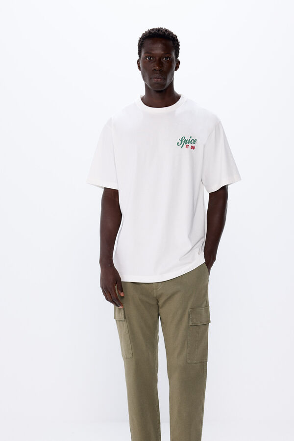 Springfield Camiseta spice it up marfil