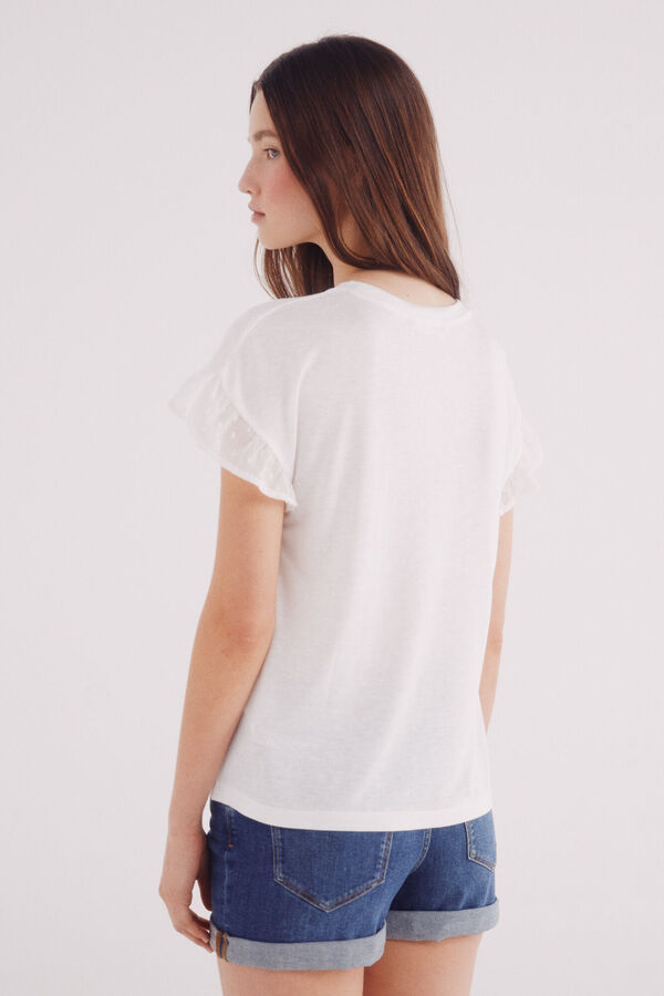 Springfield manga folho plumeti estampado