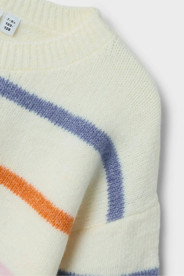 Name It Jersey de rayas de ni&ntilde;a blanco