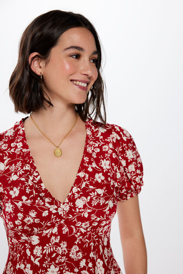 Springfield Vestido Corto Estampado estampado