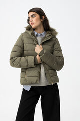 Tiffosi Casaco acolchoado com capuz bege