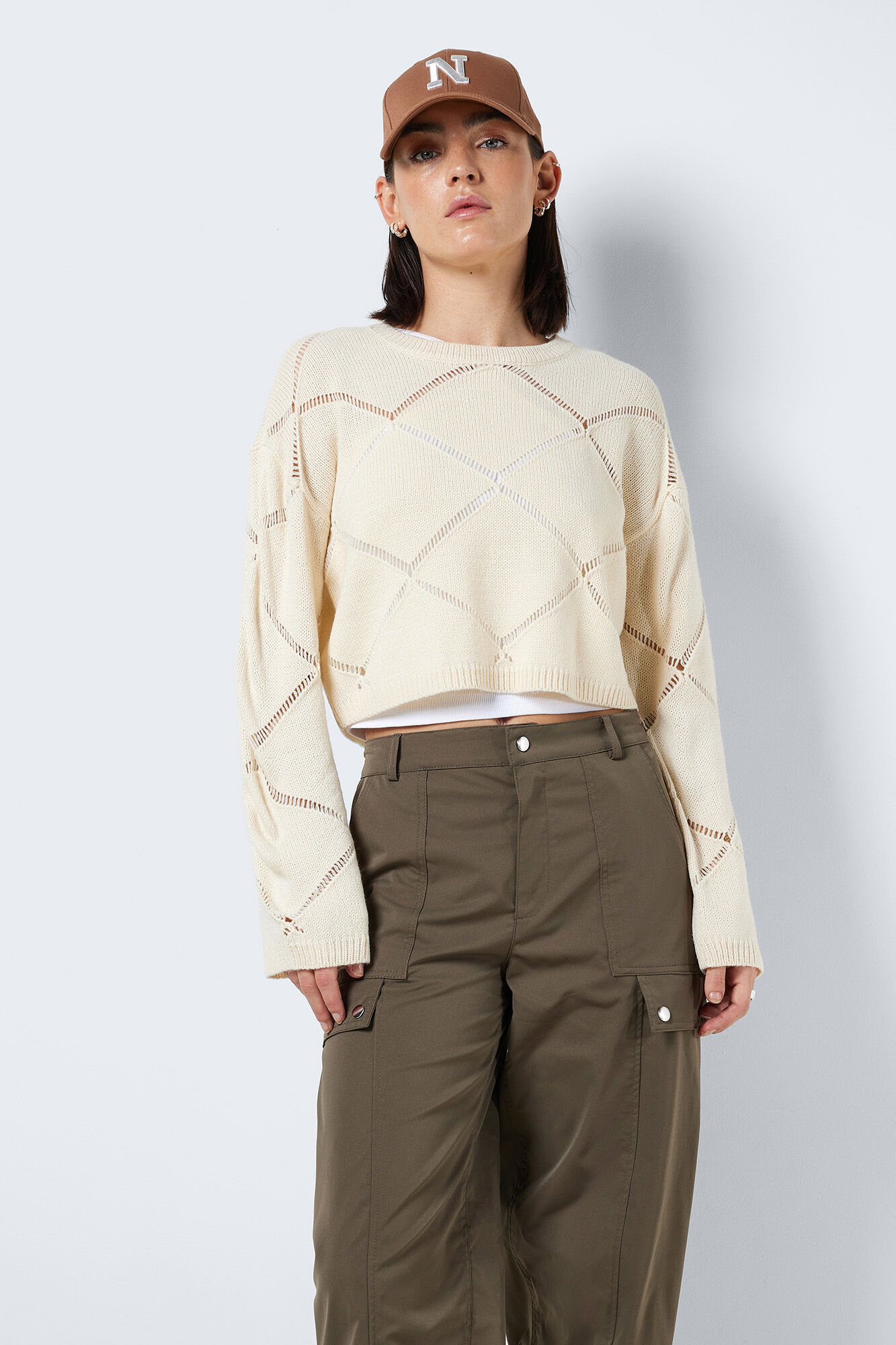 Noisy May Jersey de punto calado