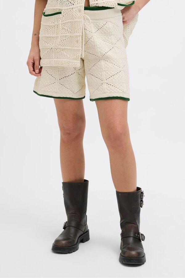 Jack & Jones Shorts de crochet branco