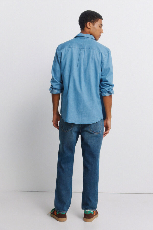 Springfield Jeans sobretintado regular fit azul