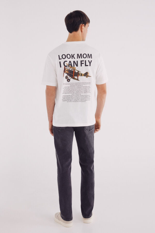 Springfield Cal&ccedil;a jeans slim cinza escuro cinzento