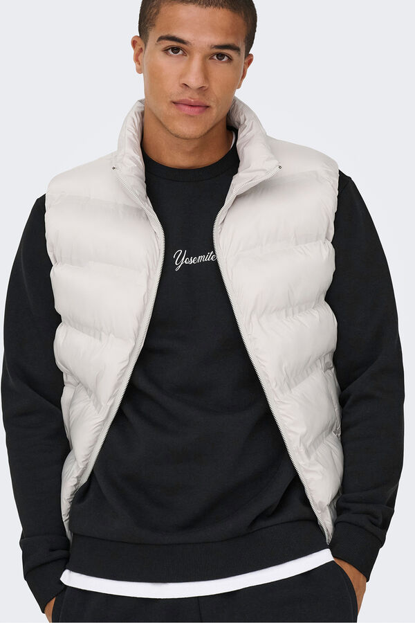 Only & Sons Sudadera cuello redondo negro