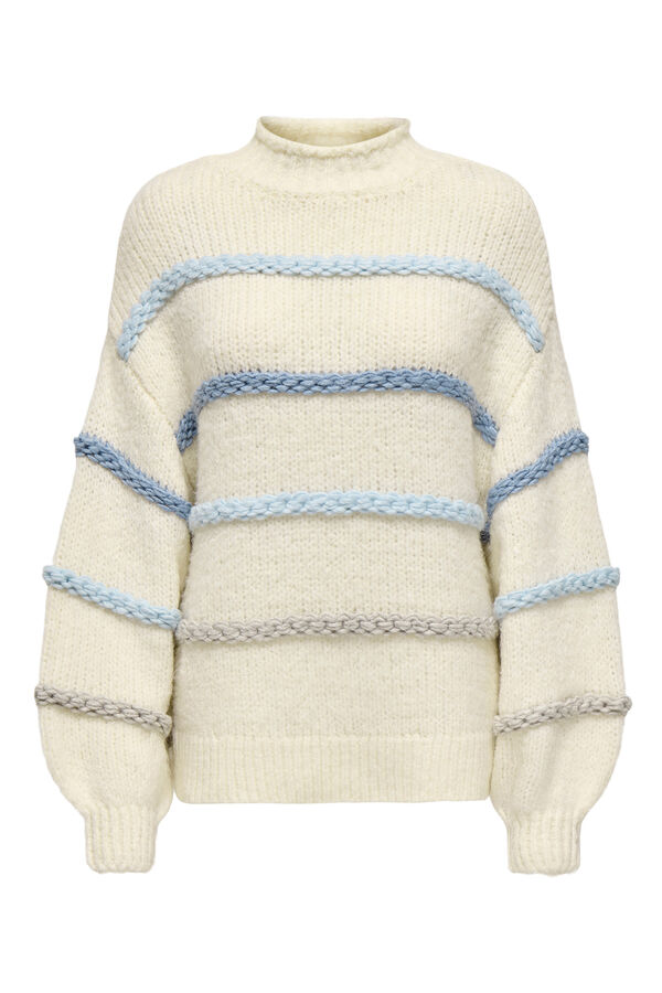 Only Jersey de lana gris