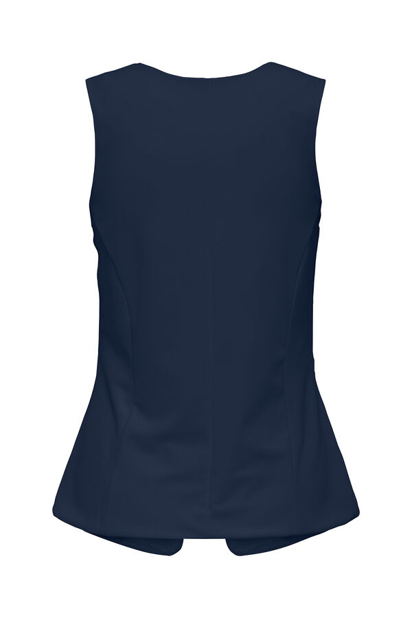 JDY Chaleco de traje largo azul