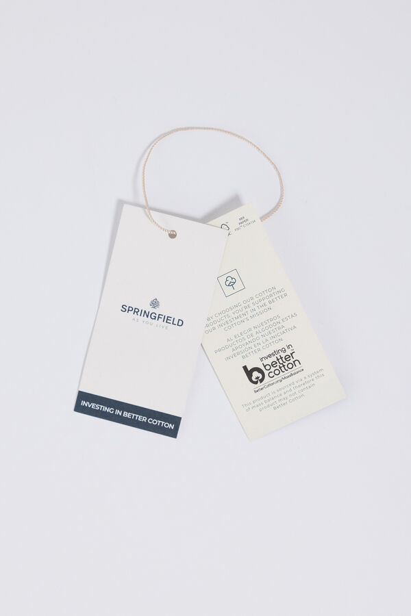 Springfield Camisola de manga curta &agrave;s riscas verde