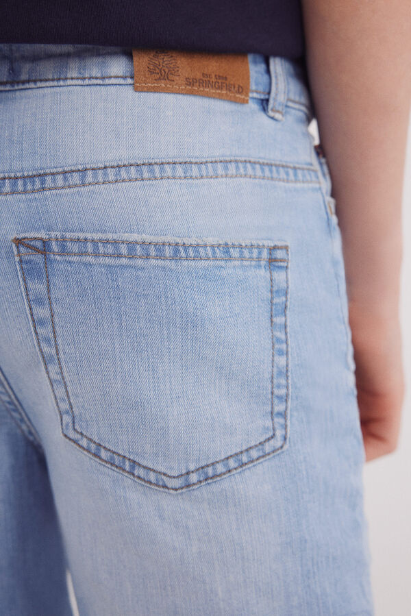 Springfield Kids Bermudas denim rapaz azul