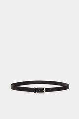 Springfield Cinto efeito pele gravado saffiano preto