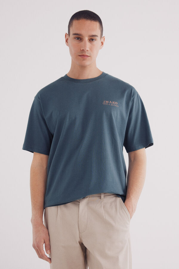 Springfield Camiseta moto kid azul