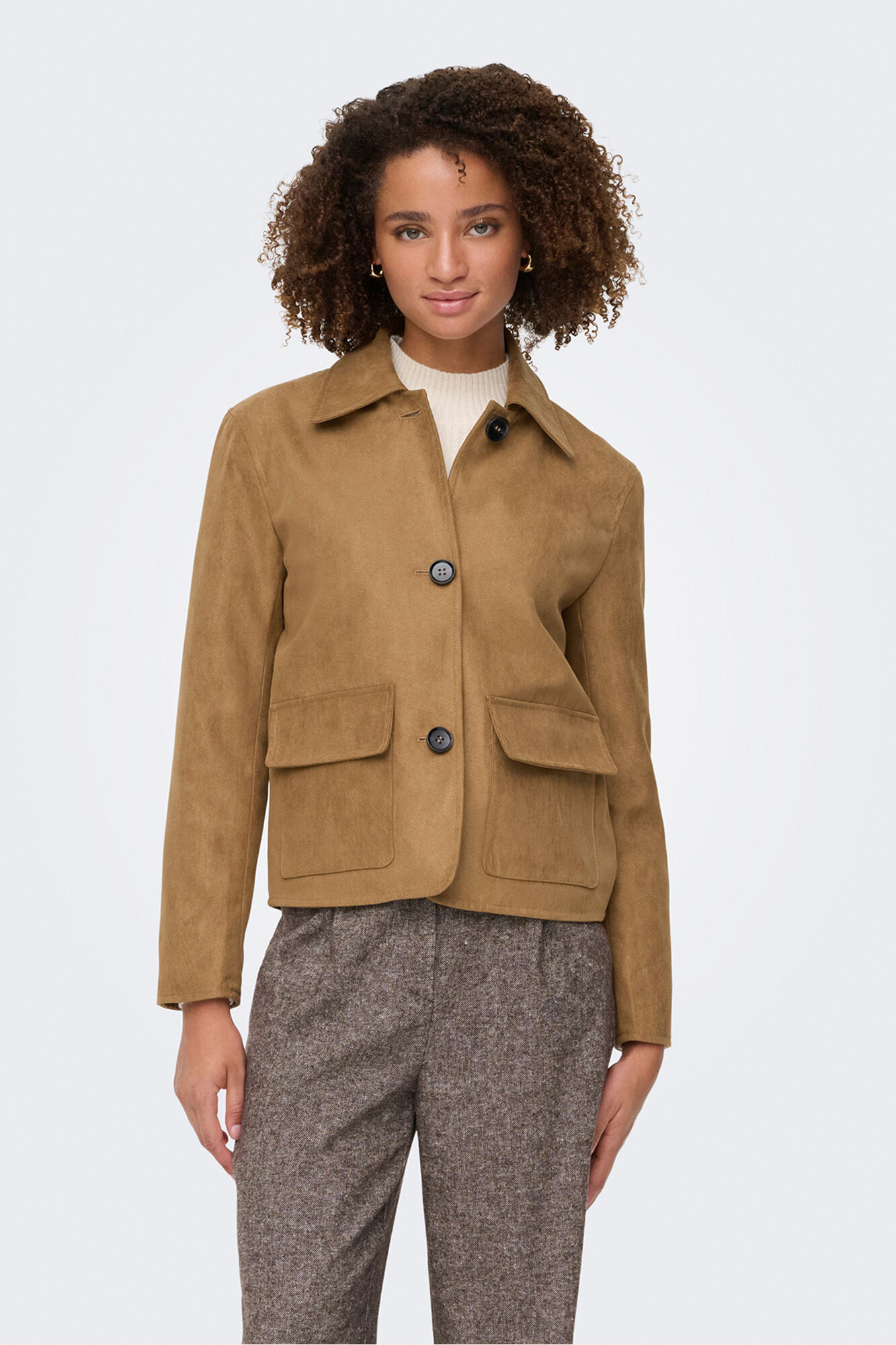 JDY Casaco de camur&ccedil;a