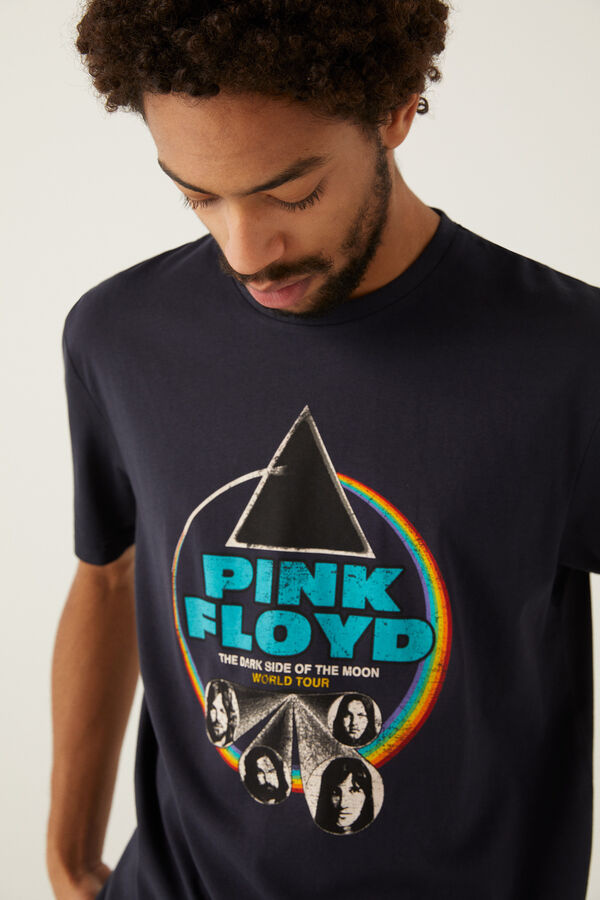 Springfield Camiseta Pink Floyd azul oscuro