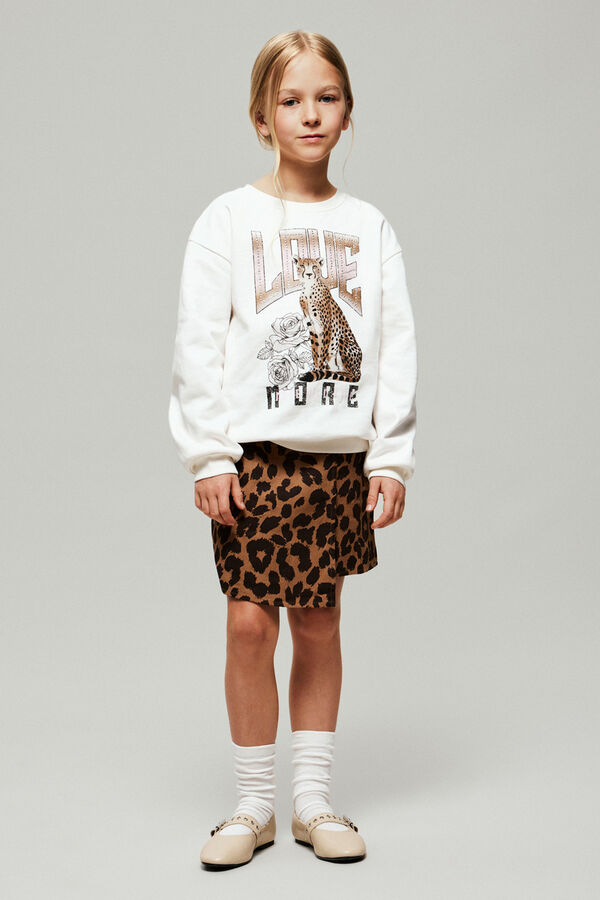 Name it Sweatshirt de leopardo branco