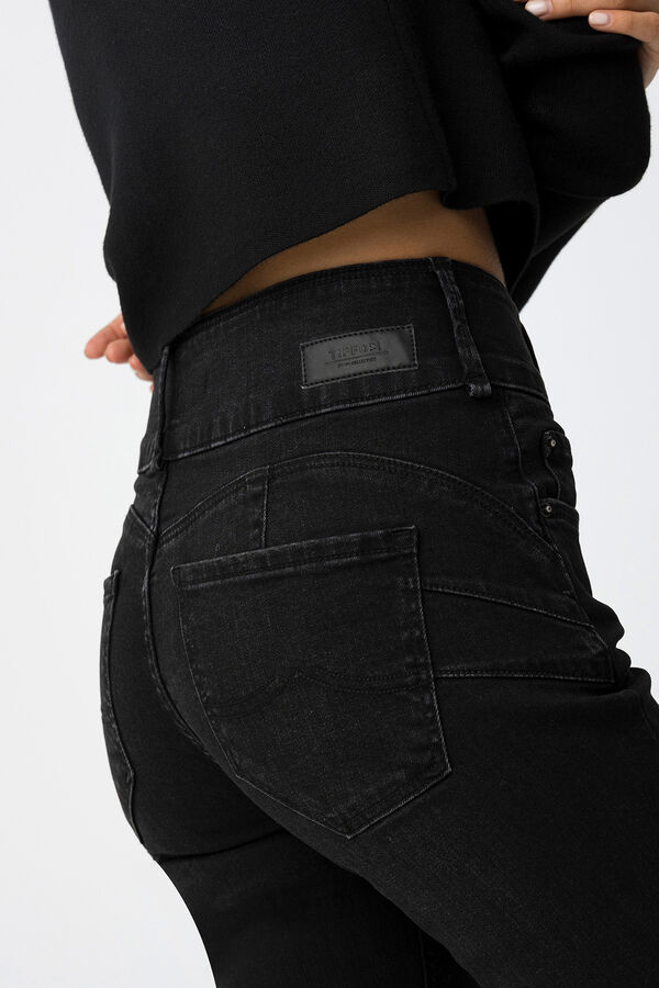 Tiffosi Vaqueros Double Up Flare negro