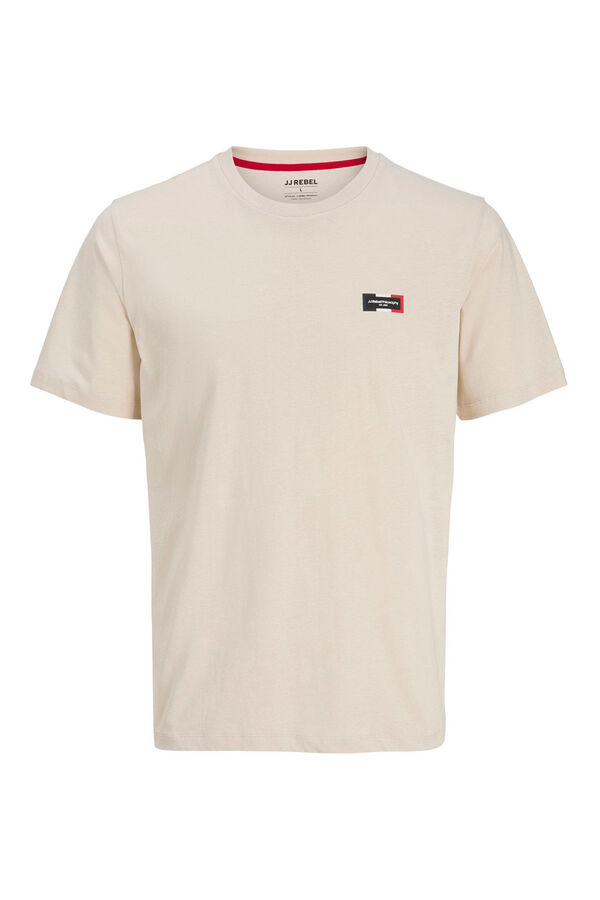 JJ REBEL Camiseta b&aacute;sica logo gris