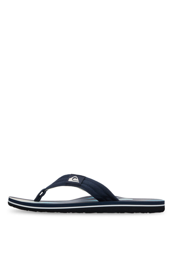 Quiksilver Sand&aacute;lias com tira de lona azul