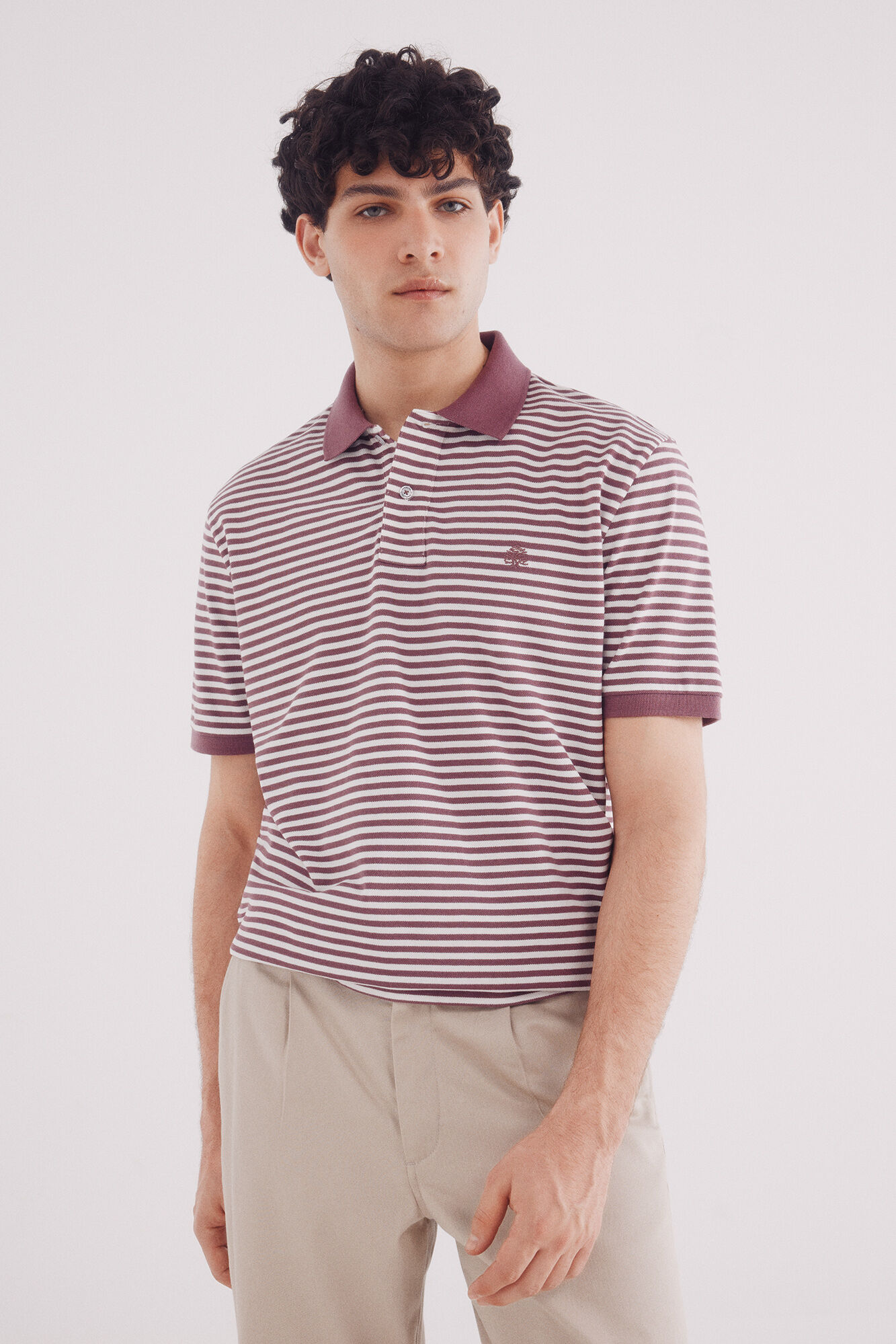 Springfield Polo piqu&eacute; b&aacute;sico rayas regular fit