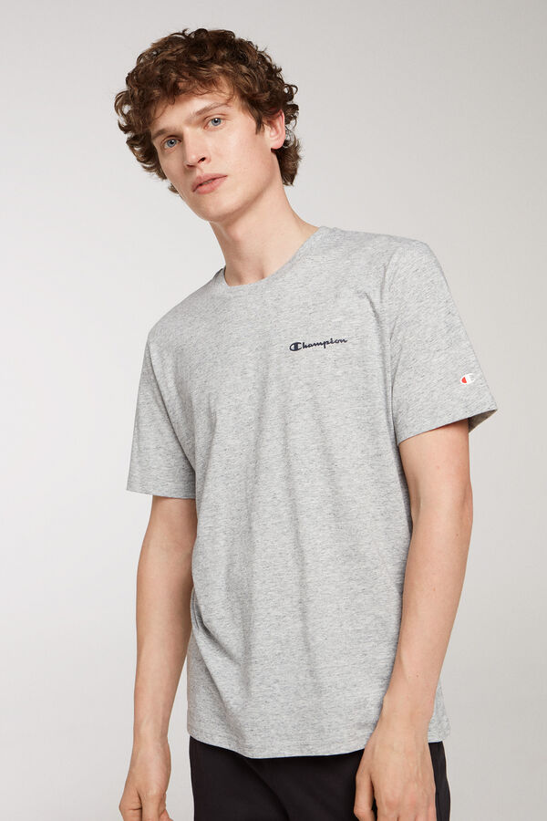 Champion t-shirt logo peito cinzento