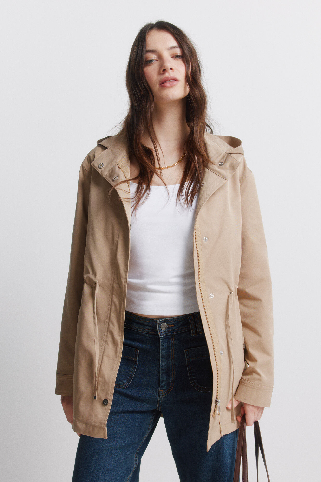 Springfield Parka com capuz repelente &agrave; &aacute;gua