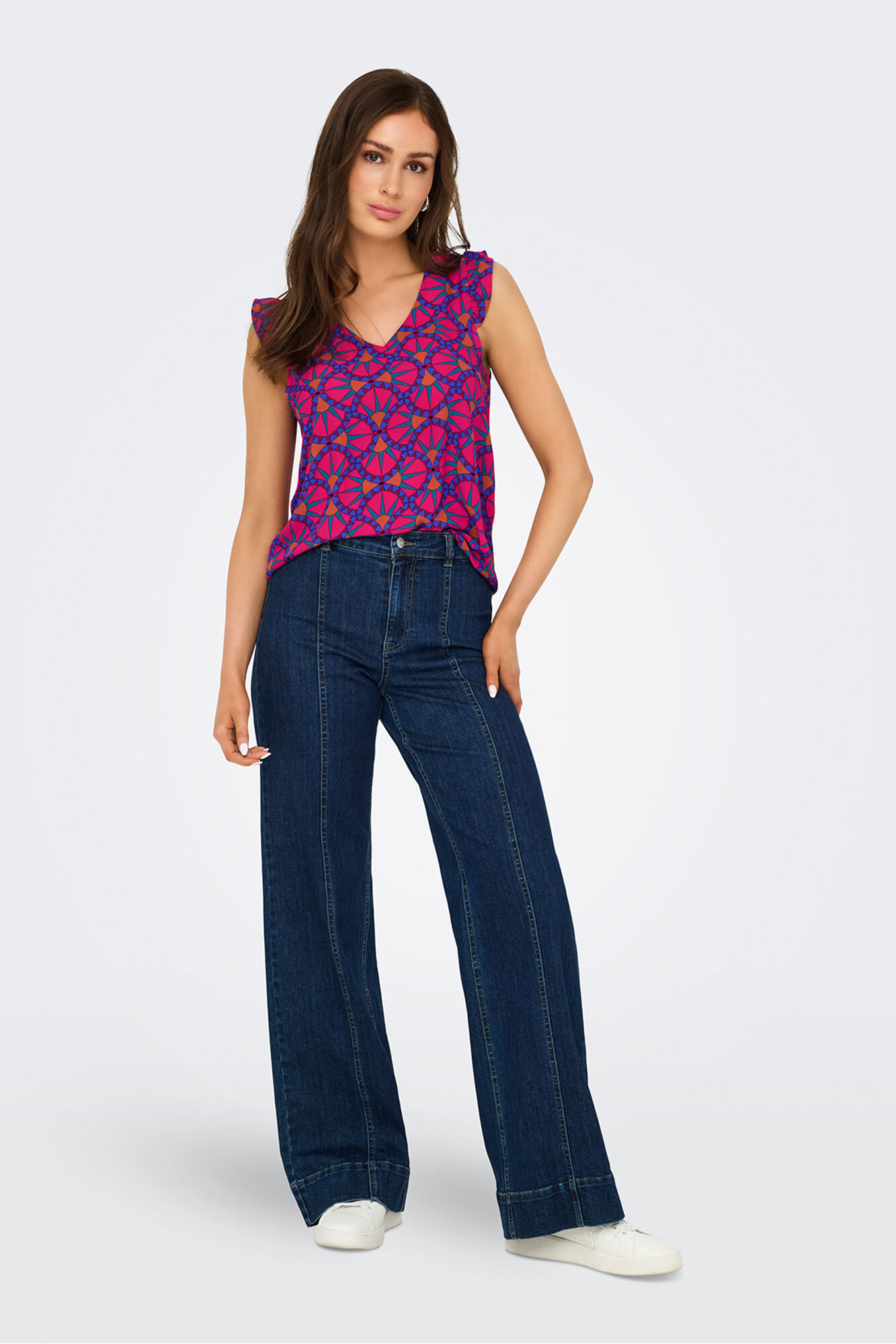 Only Camiseta sin mangas regular fit