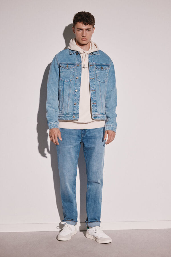 Springfield Jeans regular lavado medio oscuro azul